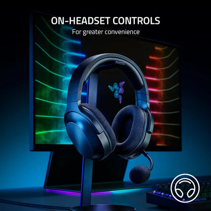 Razer Barracuda X Wireless Gaming & Mobile Headset : 2022 Model - 2.4GHz Wireless + Bluetooth - Lightweight 250g - 40mm Drivers - 50 Hour Battery - Black