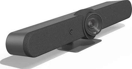 Logitech Rally Bar All In One Webcam, Video Bar for Medium Rooms, 10/100/1G Ethernet, WiFi 802.11a, 128 bit AES Security, Pan/Tilt/Zoom Camera, Graphite, UK-ME | 960-001312 / 960-001311
