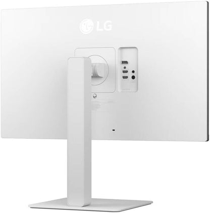 LG UltraFine Monitor, 27" IPS Display, 4K UHD Resolution, 60Hz Refresh Rate, 5ms (GtG at Faster) Response Time, 1.07b Color Display, Dynamic Action Sync, White | 27US550-W
