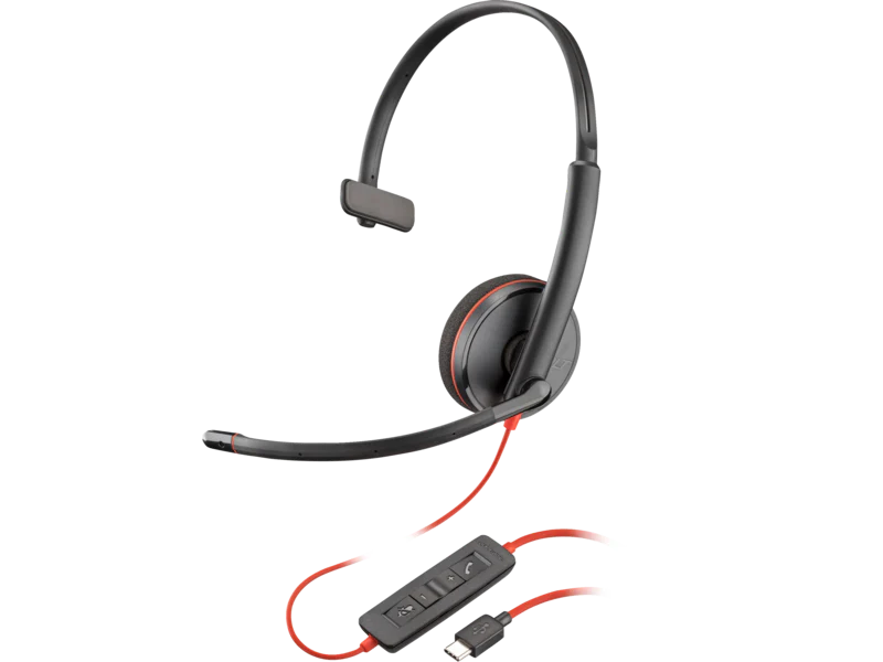 Poly Blackwire 3210 Mono USB-C Headset (80S09AA)