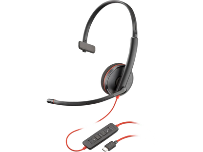 Poly Blackwire 3210 Mono USB-C Headset (80S09AA)