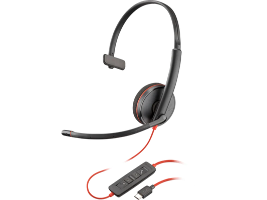 Poly Blackwire 3210 Mono USB-C Headset (80S09AA)