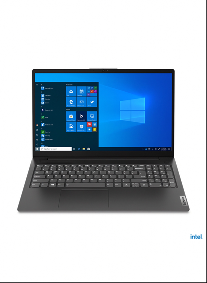 Lenovo V15 G2 IJL Laptop With 15.6-Inch Display, Celeron N4500 Processor/8GB RAM/256GB SSD/Intel UHD Graphics/DOS(Without Windows) English/Arabic Black