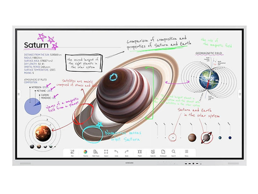 Samsung Flip Pro WMB Interactive Display, 75" LH75WMBWLGCXUE