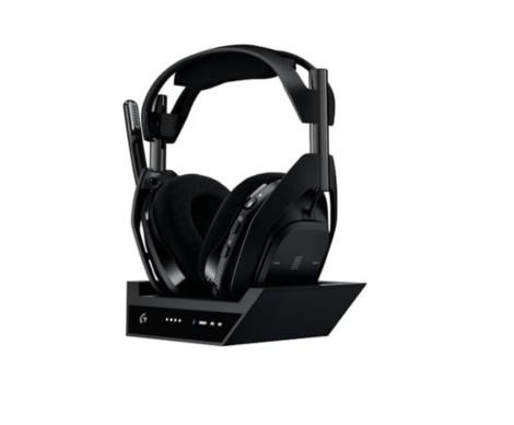 Logitech G Astro A50 X LIGHTSPEED Wireless Gaming Headset + Base Station, PRO-G GRAPHENE, PLAYSYNC across Xbox Series X|S + PS5 + PC/mac, Bluetooth, HDMI 2.1 Passthru - Black