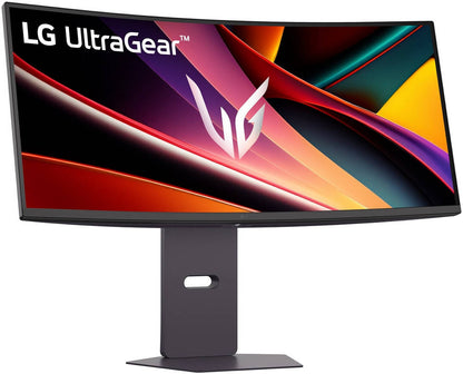 LG 34G600A-B UltraGear Curved Gaming Monitor, 34" VA Display, WQHD Resolution, 160Hz Refresh Rate, 1ms (MBR) Response Time, AMD FreeSync Premium, Motion Blur Reduction, Black | 34G600A-B.AMA