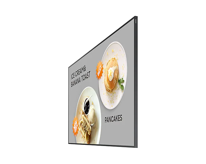 Samsung 32 Inch Professional Ultra Slim Smart Signage QMC, 1,920 x 1,080 IPS Panel, 8ms Response Time, 72% (NTSC) Gamut, Tizen 7.0 OS, 8GB Flash Memory, Non-glare | LH32QMCEPGCXEN