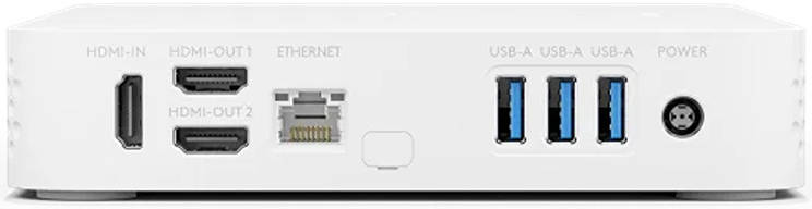 Logitech RoomMate CollabOS Appliance for Video Conferencing, Up to 1080 Resolution, Wired or Wireless Internet Connection, AES-128 Disk Encryption, IPv4, IPv6, 3xUSB-A, HDMI | 950-000084 / 950-000085
