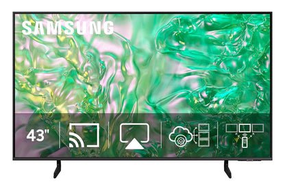 43" Samsung HU8000F Smart Hospitality TV with Casting, Large OTT Library, and Pro:Idiom